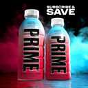 PRIME HYDRATION Duo - Blue Freeze & Cherry Freeze, Sports Drinks, Electrolyte Enhanced for Ultimate Hydration, 250mg BCAAs, B Vitamins, Antioxidants, Low Sugar, 12 Fl Oz (Pack of 24), Best By: 06/2026