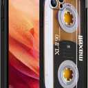 Compatible with iPhone 14 Pro Trendy Case, Vintage 80s 90s Retro Music Cassette Mixtape iPhone Case Protection Shockproof TPU Cover for Men & Women Cases