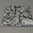 Amazon Essentials Women's Relaxed-Fit Fluid Twill Button-Down Shirt (Short Sold Separately) (Black Ivory Folk Floral, XS)