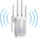 WiFi Extender Signal Booster for Home: Internet Repeater Long Range Covers Up to
