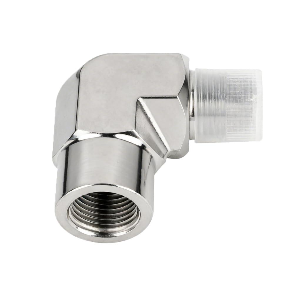 Metalwork 304 Stainless Steel Forged 90 Degree Street Elbow 3/4" NPT Female x 3/4" NPT Male HIgh Pressure Pipe Fitting, 1 Pc