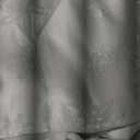 Tegeme Winter Snowflake Tablecloth Metallic Jacquard Rectangle Tablecloth Polyester Fabric Table Cloth for Winter Holidays, Dinner, Parties(White,60" X 108")