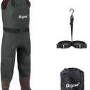 OXYVAN Duck Hunting Waders with 200G Rubber Boots Insulated,Neoprene Fishing Chest Waders for Men & Women (9)