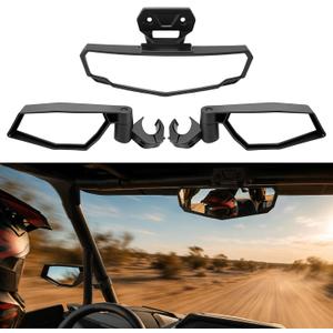 KEMIMOTO Side Mirrors and Rear Center Mirror Compatible with Polaris RZR XP 1000/XP 4 1000 2024 2025 2026- UTV Accessories 2883762