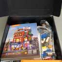 Street Fusion Boxing Club Lighting Building Bricks Set - City Town Modular Playset Collection Display kit with Minifigures 3036 Pcs for Adults & Teens & Life Enthusiasts