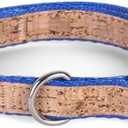 The Dodo Cork Dog Collar, Stripe, Size Large; Cork Material Collar for Dogs, Everyday Pet Apparel; Adjustable Snap Together, Pinch Release Buckle Collar Pack of 2
