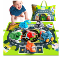 Big Cartoon Truck Car Toys for 1 Year Old Boy with Playmat/Storage Bag|Baby and Toddler Toys 12-18 Months & Age 1-2|1st Birthday Gift for 1 2 Year Old Boy