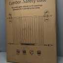 Cumbor 36" Extra Tall Baby Gate for Stairs, 29.7-48" Wide Dog Gates for Doorways, Auto Close Safety Gate for Babies and Pets, Easy Install, Pressure Mounted, Fits Doorways, Stairs, Entryways, Black