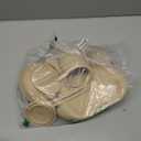 ECLIP Silicone Baby Feeding Set,10 Pcs Baby Led Weaning Supplies Baby Eating Essentials Set with Suction Bowl Divided Plate Adjustable Bib Soft Spoon Fork Cup with Lid Drinking Cup, Travel Bag (Beige)