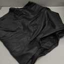 Tititex Solid Black Cloth Fabric Shower Curtain Liner with 2 Magnets - Texture Soft Hotel Quality Waterproof Shower Liner, Light-Weight & Machine Washable 72x72 inch