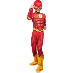 Rubies DC Comics Superheroes: The Flash Costume for Kids, Boy's Large