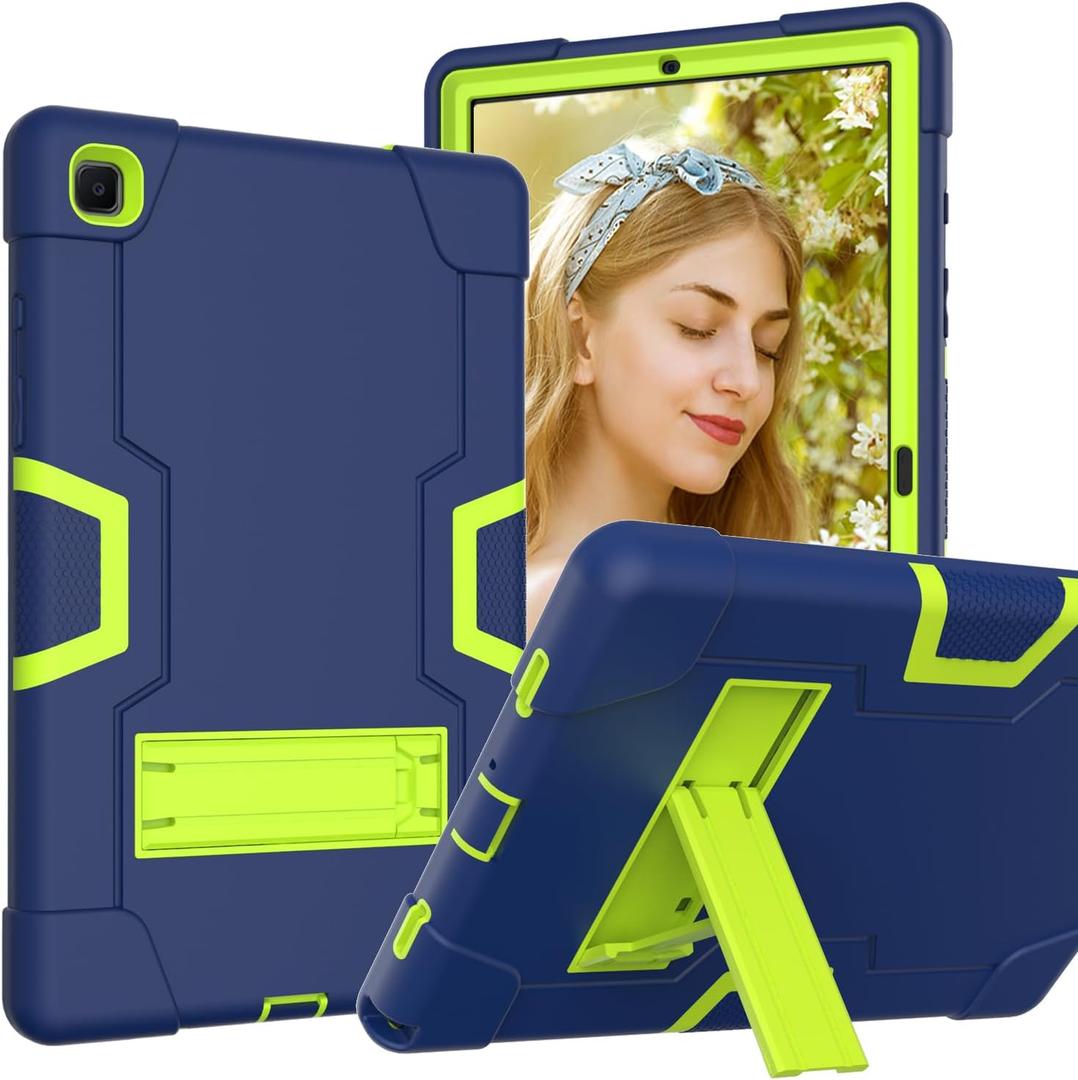 Meifei Samsung Galaxy Tab A7 10.4 Case 2022&2020, Slim Heavy Duty Hard PC Soft Silicone High Impact Protective Case for Galaxy Tab A7 10.4 inch 2022 &2020 (SM-T500/ T505/ T507/ T509), Navy Blue