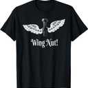 WING NUT - NUT WITH WINGS BOLT T-Shirt (Small, Black)