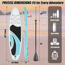 SUDOO 10'6" Inflatable Stand Up Paddle Board for Adults of All Skill Levels