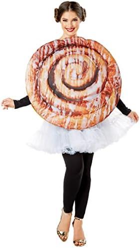 Seasons Cinnamon Roll Costume Halloween Food Costume Bread Cosplay Dress for Men Women