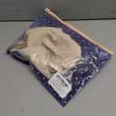 SHAPELLX Wireless Comfy Bra for Women Seamless Bra Non Padded Soft Bralette V Neck Everyday Bras with 4 Rows of Hooks (Large, Nude)