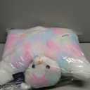 Glow Guards 16" Light Up Musical Rainbow Cat Stuffed Animal Glowing Colorful Cute Soft Kitty Plush Toy Pillow Sofa Decors Christmas Children's Day Birthday Gifts for Toddlers Kids (Large - LED & Music)