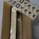 American Mahjong | 166 Premium 1.2-inch Creamy White Tiles | Complete Mahjong Game Set