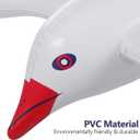 UPKOCH 6pcs Inflatable Seagull Decoration - Large Flying Bird Beach Pool Balloon, Summer Blow Up Sea Float Toys Ornaments for Birthday,Baby Shower, Luau, Hawaiian Party