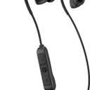 JLab Fit 2.0 Bluetooth Enabled Wireless Sports Earbuds, Bluetooth 4.1, 10mm Titanium Drivers, 6 Hour Battery Life, IP55 Sweatproof, Flexible Memory Wire, Black