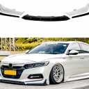 Front Bumper Lip Compatible with 2018-2020 Honda Accord, ACR JDM Style 5Pcs Air Dam Spoiler Splitter Chin Fits for EX EX-L LX SE Sport Touring Hybrid, Protection Body Kit (Platinum White Pearl)