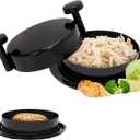 Chicken Shredder Tool Twist, Meat Shredder with Ergonomic Handle, Easy Cleaning, Anti-Slip, Dishwasher Safe - Black