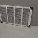 16"W x 16"H [Duct Opening Size] Steel Return Air Grille, Air Return Vent Cover for Ceiling and Sidewall - HVAC Air Vent Covers - [Outer Dimensions: 17.75"W x 17.75"H]