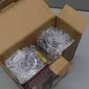 CIRCLE JOY Gravity Electric Salt and Pepper Grinder Set Automatic Salt and Pepper Grinder Set with LED Light, Battery Operated, Adjustable Coarseness, Large Capacity, for Home Kitchen BBQ, Black