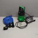 Sump Pump 1 HP Submersible Water Pump With 25ft. Hose Kit 3980 GPH Thermoplastic Portable Electric Utility Pump for Swimming Pool Garden Basement Tub Pond Draining