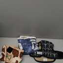 Reusable Dog Diapers Female Washable, Premium Doggie Diaper for Dogs, Pack of 3, Highly Absorbent Small Dog Diaper for Heat, Incontinence and Puppy Training(S)