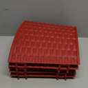 Blissun Christmas Tree Ring, Plastic Christmas Tree Collar, Christmas Tree Skirt for Artificial Christmas Trees Decoration (Extra Large, Red)