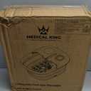 Medical king Foot Spa with Heat and Massage and Jets Includes A Remote Control A Pumice Stone Collapsible Massager with Bubbles and Vibration
