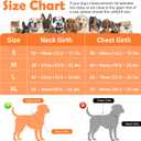 Funfox Dog Harness No Pull, Adjustable Pet Vest Harness, Super Soft Material with Vertical Handle Easy Control, Reflective Night Walking, 2 Leash Clips for Small Sized Dogs, Orange, S