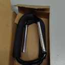 Stroller Hooks, 6.3" Large Stroller Clip, 2 Pack Stroller Hooks for Hanging Bags and Shopping, Stroller Accessories for Mommy, Large Carabiner