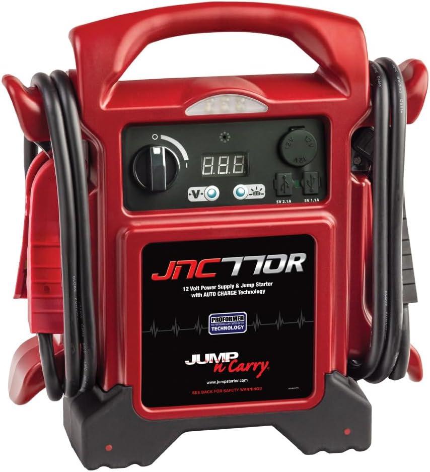 Clore Automotive Jump-N-Carry JNC770R 1700 Peak Amp Premium 12 Volt Jump Starter - Red
