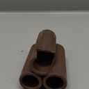SunGrow Isopod & Shrimp Ceramic Shelters, 2.8 x 1.8 x 0.6 Inches, Small Reptile & Lizard Hiding Cave Connected Tubes, Aquarium Decor