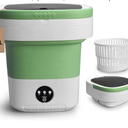 Mini Portable Washing Machine, Upgraded Washer with Spin Basket Laundry Machine, 3 Cleaning Modes Suitable for Small Clothes, Foldable Design Ideal for Hotel,Apartment, Home and Campain