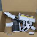 Cordless Vacuum Cleaner for Home - Lightweight, Stick Vacuum Clean with Rechargeable Battery, Max 45Mins Runtime, 8 in 1 Handheld Vacuum for Hardfloor & Carpets Pet Hair, White&Yellow