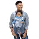 Infantino Flip 4-in-1 Convertible Baby Carrier, Adjustable, Ergonomic Babywearing, Registry Essential, Baby Carrier for Newborn to Toddler, Camo