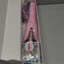 Automatic Curling Iron, Curling Wand Self Rotating for Medium and Long Hair, with Guider Rod - Easy to Use, No Burns, No Tangle, Fast Curl, 1 Inch, Dual Voltage, Automatic Hair Curler for Teen Girls