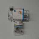 IDESIGN SUCTION BASKET & ZENNA HOME BRUSHED NICKEL 12 pack, SET of 2