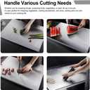 304 Stainless Steel Cutting Board Stainless Steel Kitchen Chopping Boards Non-Slip, Dishwasher Safe Ideal for Meat, Vegetables, Fruits, Bread & Baking Commercial & Home Use (15.7 * 11.8in)