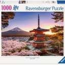 Ravensburger - Mount Fuji Cherry Blossom - 1000 Piece Jigsaw Puzzle - Stunning, Vivid Imagery of Springtime Trees - Idyllic Japan Scene - Ideal Gift - Frameable Art - Puzzles for Adults