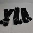 NEWZILL Medical Compression Socks for Women & Men, 20-30 mmHg Knee-High Support for Circulation, All-Day Comfort for Work Travel Running Cycling And Fitness 3 Pairs Black, XS