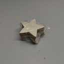 80 Pieces 4 Inch Unfinished Wooden Star Blank Natural Wood Slices Wooden Cutout Tiles for DIY Crafts Home Decoration Painting Staining (Star)