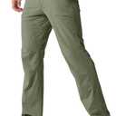 FREE SOLDIER Men's Outdoor Cargo Hiking Pants with Belt Lightweight Waterproof Quick Dry Tactical Pants Nylon Spandex (36W x 30L)