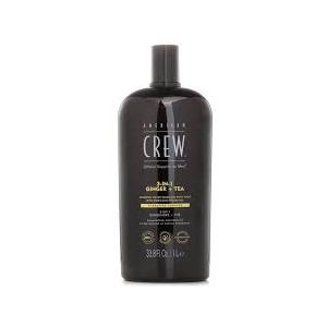 AMERICAN CREW 3-IN-1 GINGER + TEA Shampoo, Conditioner and Body Wash, 33.8 Fl Oz (Pack of 1)