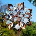 Wind Spinners Outdoor for Yard and Garden, 84 Inch Metal Large Outdoors Windmill Kinetic Wind Spinner, Outside Decor for Yard Art Lawn Backyard Landscape Patio(24" W x 84" H)