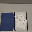 Lainergie Smart Trifold Stand Case with Hard PC Back and Auto Wake/Sleep Incompatible with Alcatel TCL, Ocean Blue