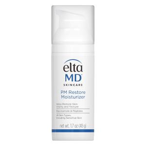 EltaMD PM Restore Face Moisturizer, Night Moisturizer for Face, Facial Cream Safe For All Skin Types, 1.7 oz Pump